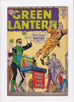 GREEN LANTERN #31 [1964 VG-] ''POWER RINGS FOR SALE''   DC COMICS