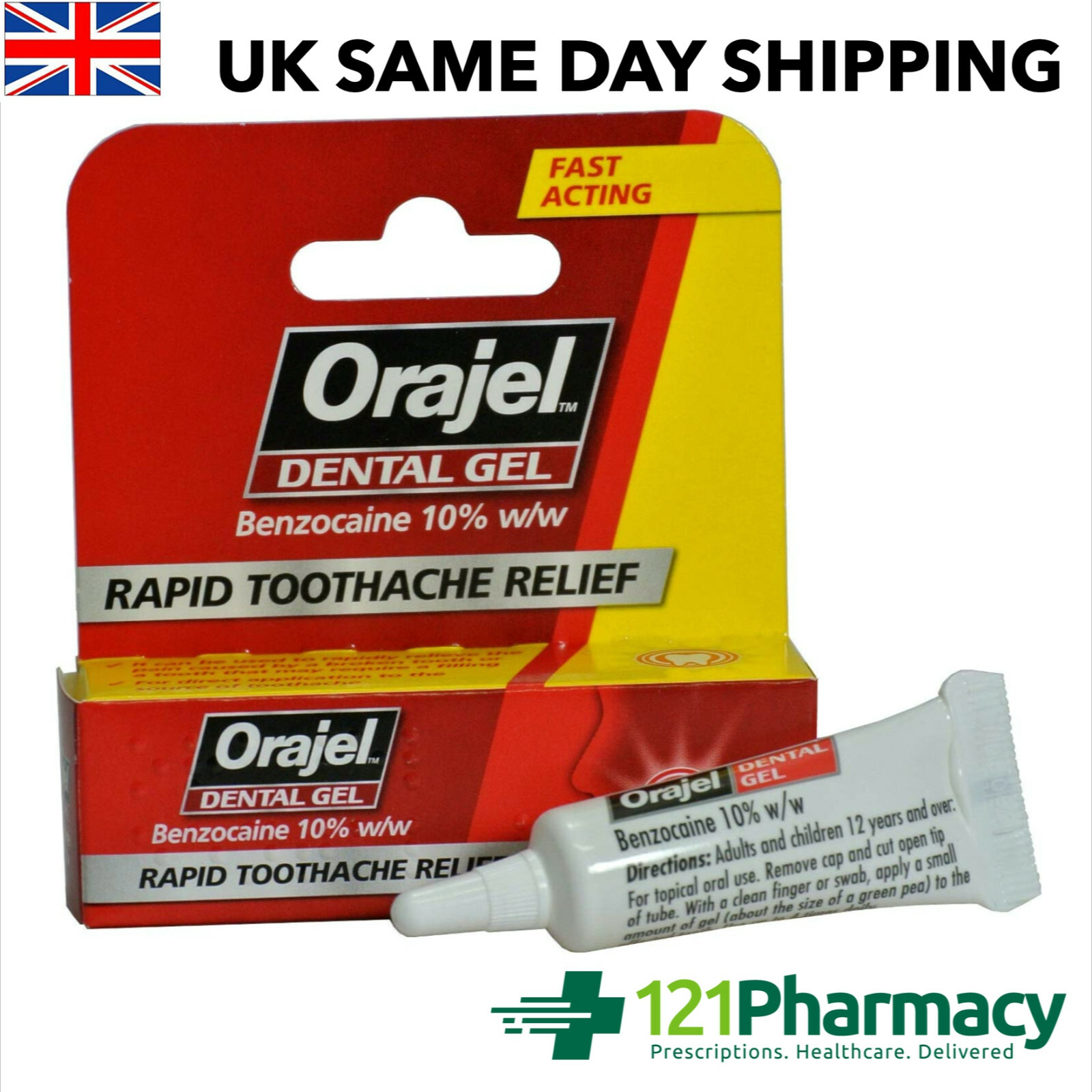 Orajel Gel Dentale - CONFEZIONE ROSSA