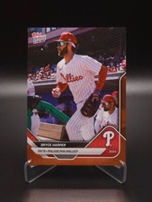 Bryce Harper 2025 Topps Now Road To Opening Day Philly Phillies Orange #06/25