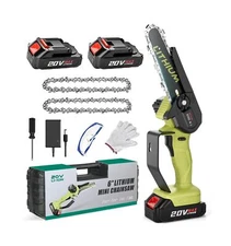 Mini Chainsaw Crodless, 6-Inch Small Chainsaw Electric Chain Saws w... Fast Ship