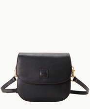 Dooney  Bourke Florentine Saddle Bag Black/Black Color