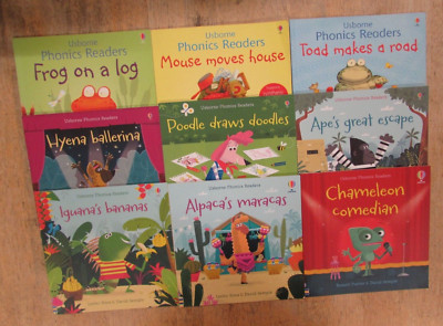 9 USBORNE PHONICS READERS by VARIOUS AUTHORS  ** PAPERBACK