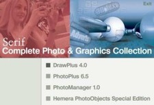 Serif Complete Photo Graphics Collection PC CD DrawPlus Hemera PhotoObjects