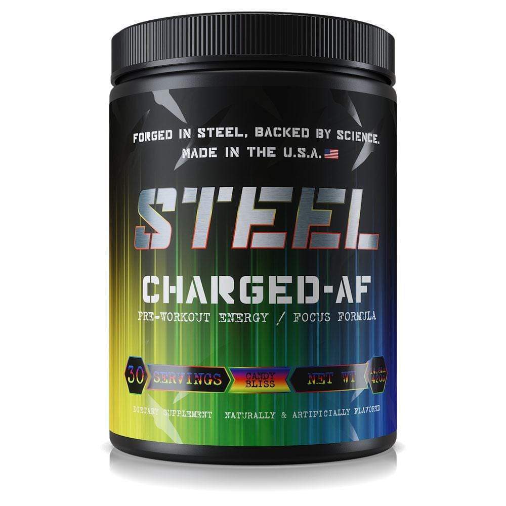 Steel Supps CHARGEDAF Pre Workout Energy 30 Servings *CLUMPY