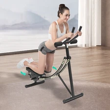 Ab Machine Coaster Abdominal Crunch Trainer for Home Gym Core Workout Equipment