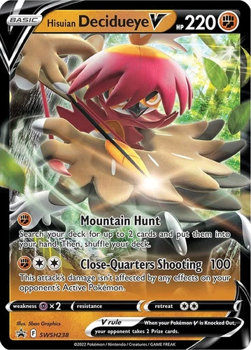 Hisuian Decidueye V SWSH238 SWSH: Sword & Shield Promo Cards