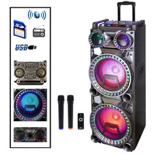 Befree Sound 700w Dual 10 Inch Subwoofer Bluetooth Portable Party Speaker With