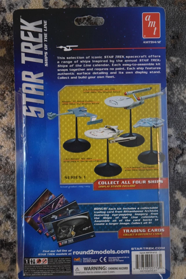 AMT Star Trek Klingon Battle Cruiser Original Series Predecorated Kit - Image 3 of 3