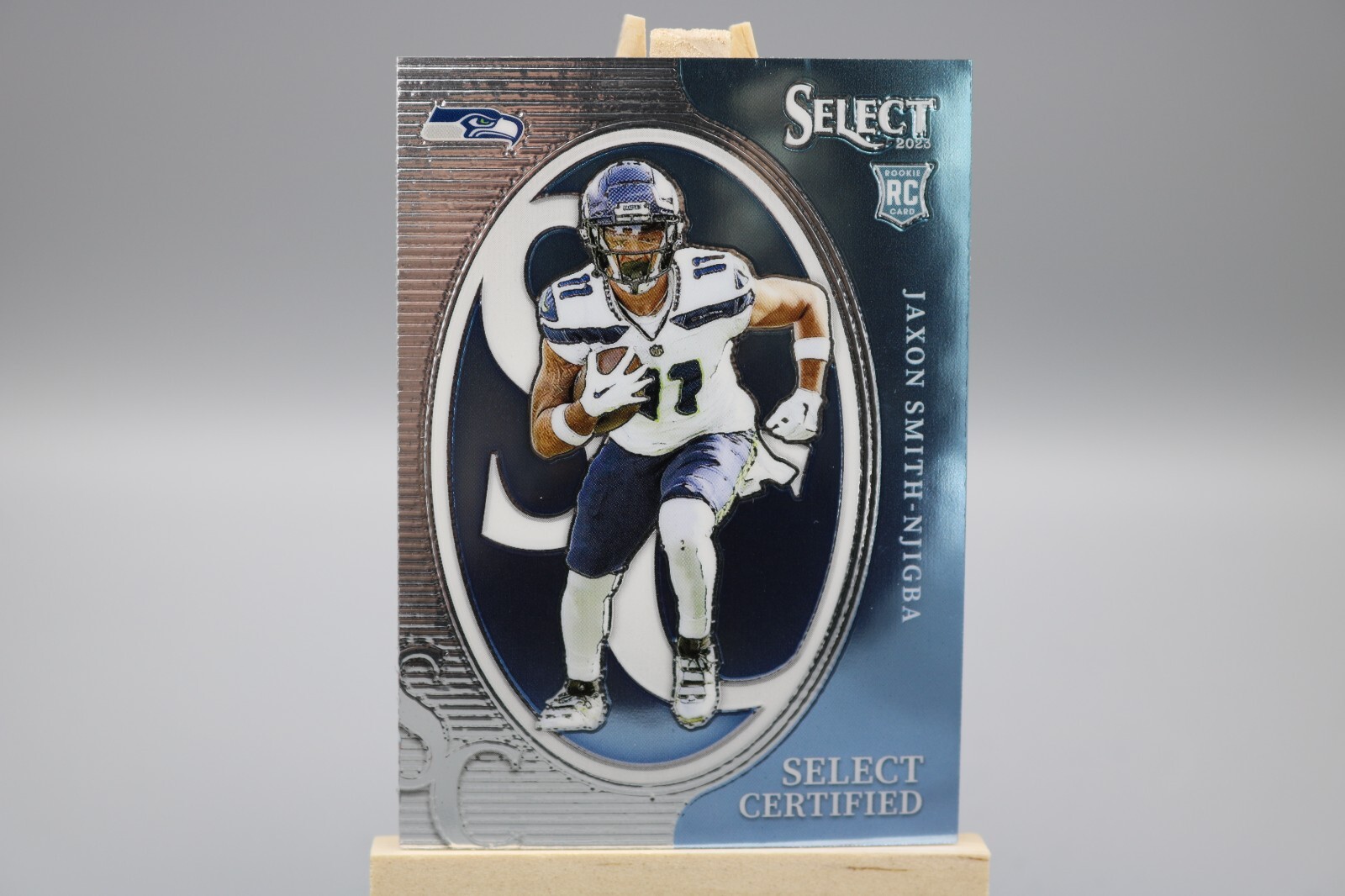 2023 Panini Select Jaxon Smith Njigba Silver Select Certified Rookies CRO-JSN RC