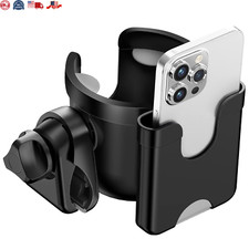 Universal Cup Bottle Phone Holder For Wheelchair Stroller Walker Bike Scooter