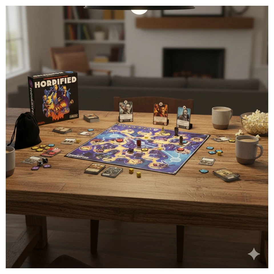 Ravensburger The Stakes have be Raised Horrified - Universal Monster Game  - Image 2 of 4