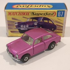 Matchbox Superfast No 67 Volkswagen Vw 1600tl Pink. Vnmib Original Box