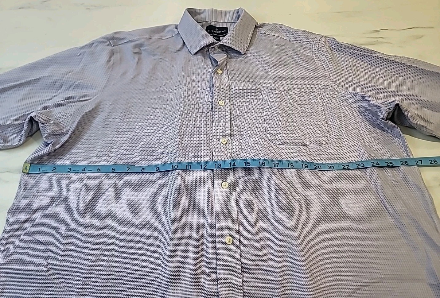 Buttoned Down Men's Long Sleeves Button Purple Bl… - image 3