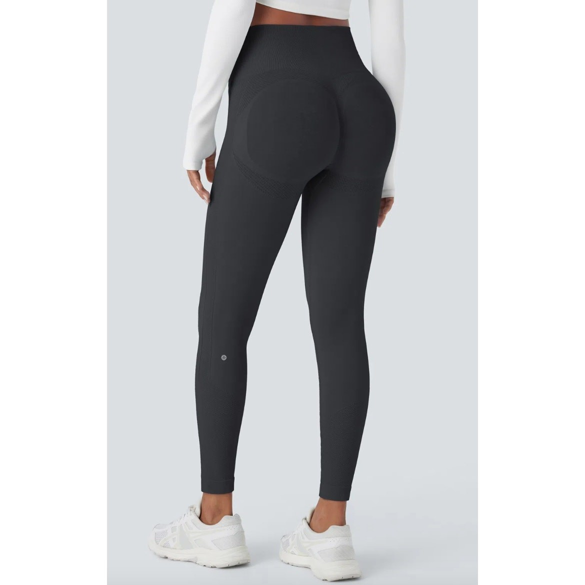 Halara Womens M Seamless High Waist Butt Lifting Yoga Leggings Black NWT