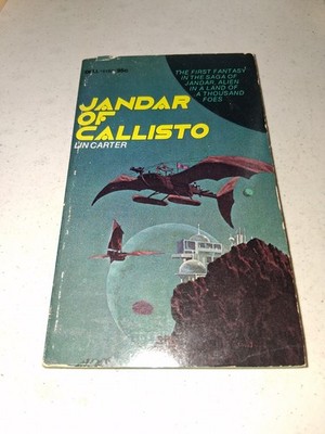 Jandar Of Callisto By Lin Carter Paperback 2nd Print 1973 sci-fi Sword & Planet