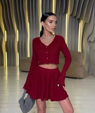 Suit: skirt cropped jacket
