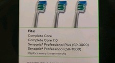 2 Boxes Genuine Waterpik Standard Size Sensonic 3 Compact Brush Heads SRSB-3W