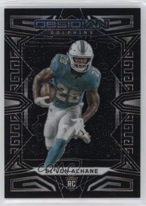2023 Panini Obsidian Asia De'Von Achane #163 Rookie RC