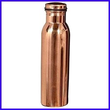 Pure Copper Plain Water Bottle with Lid 900ML