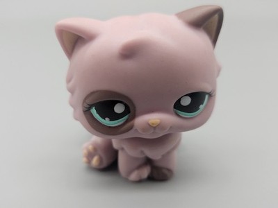 Littlest Pet Shop LPS Authentic Purple Persian Cat