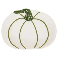 Boston International - White & Green Pumpkin Dish Small - KAC25381