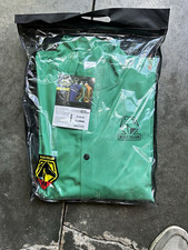 Black Stallion FR Cotton Welding Jacket Green XL F9-30C/BS