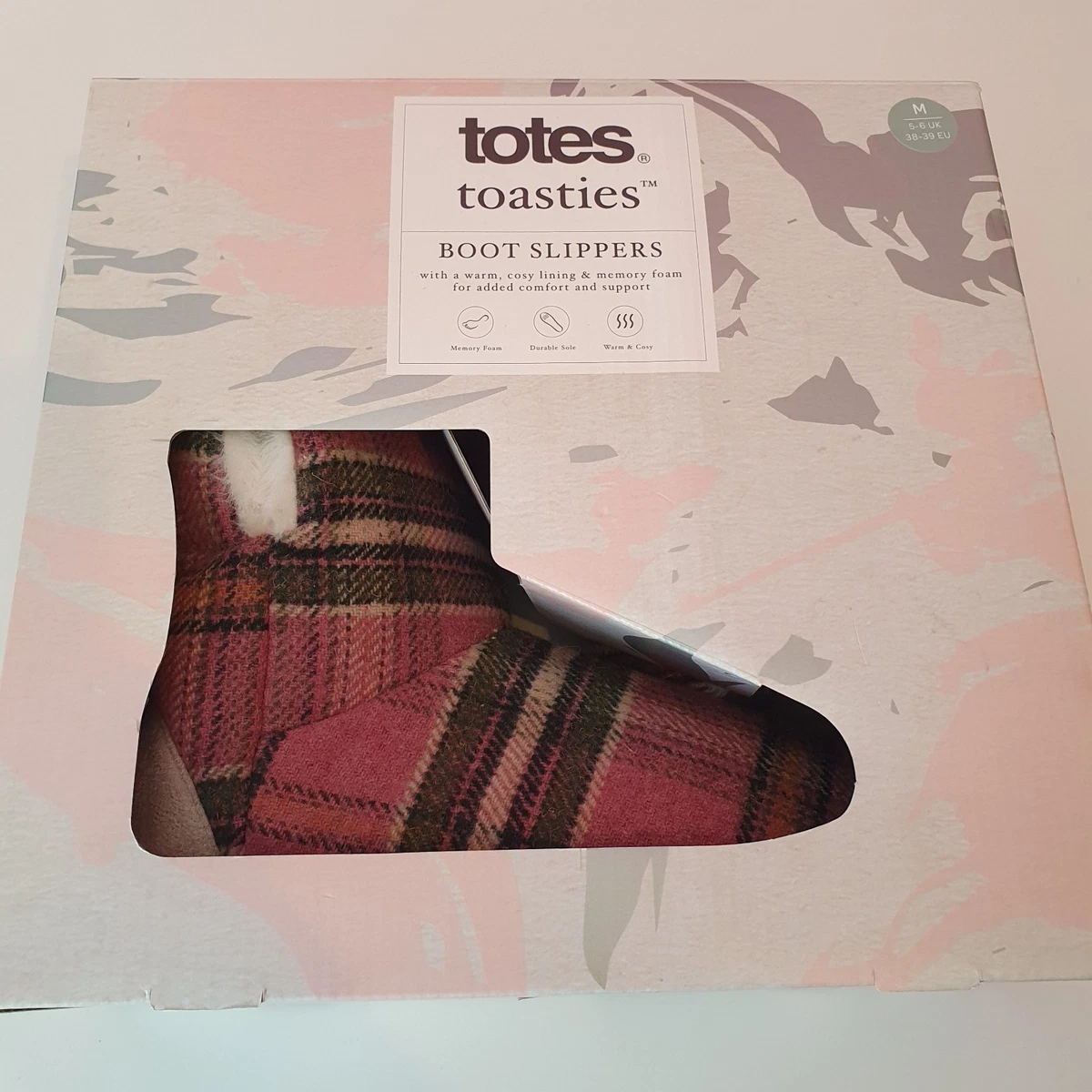 Totes Toasties Calzini Ragazzo Super Morbidi – Confezione Da 2 Paia – Dinosauri E Mimetica – Antiscivolo – Taglia 7-8 Anni