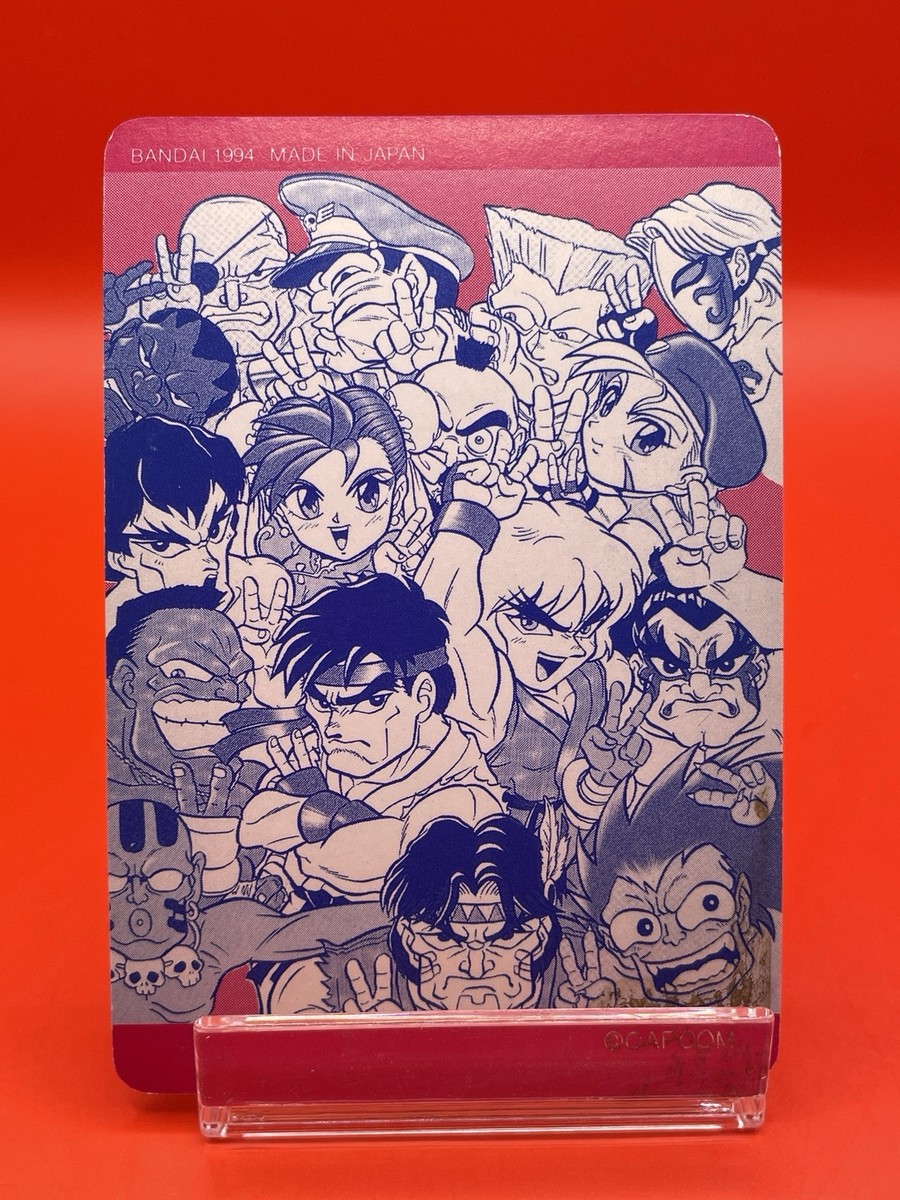 Street Fighter 2 Ryu Card 1994 CAPCOM BANDAI Special Made In Japan