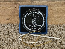 The Year We Became Mr. Mrs. 2024 Ornament Wedding Ornament Christmas Gift