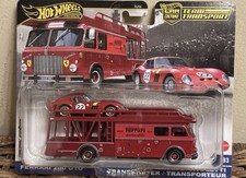 2025 Hot Wheels Team Transport Ferrari 250 GTO  Fiat 642 RN2 Bartoletti 83 New