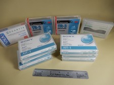 Seagate STMAM50G Imation TR-3 Exabyte VXA Sony AIT-1 Data Tape Cartridges Sealed