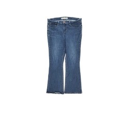 Signature by Levi Strauss Mid Rise Bootcut Women's size 16 Dark Blue Denim Jeans