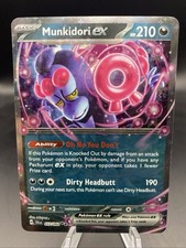 Munkidori Ex Shrouded Fable 037/064 Holo Double Rare Pokemon Card