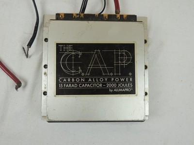初代CONSPIRACY 15p 3oz The C.A.P Carbon Alloy Power 15 Farad Capacitor - 2000 Joules by