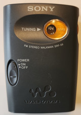 SONY FM STEREO WALKMAN SRF-56 WITH BELT CLIP - TESTED  WORKING