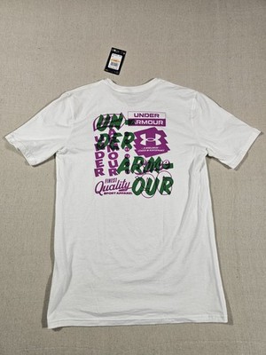 Under Armour T-Shirt White Size S Casual NWT Finest Quality Sport Apparel