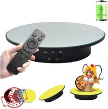360 Rotating Turntable Stand w/ Remote Control USB Battery 5 Backgrounds