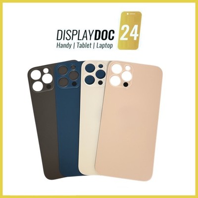 Backcover Glas Rückseite für Original Apple iPhone 12 Pro alle Farben Big Hole