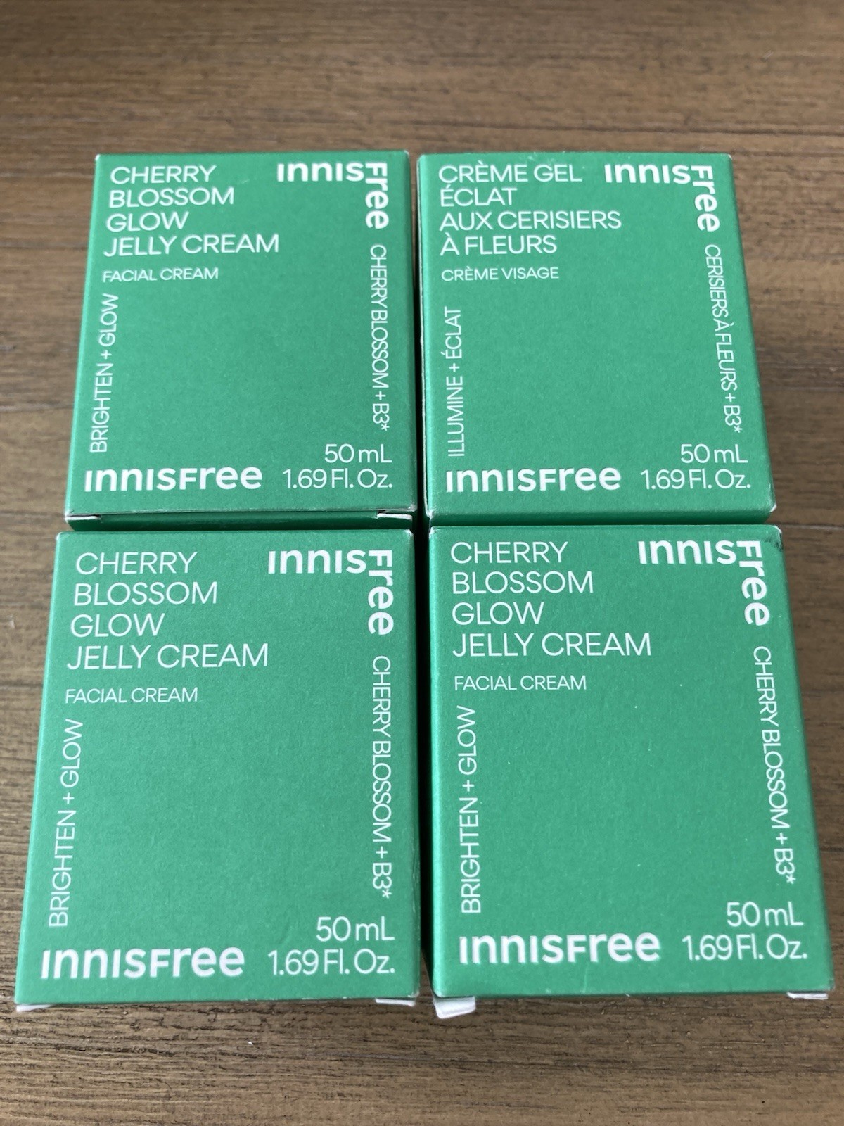 4 INNISFREE Cherry Blossom Dewy Glow Jelly Cream 1.69 fl oz 