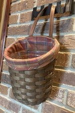 Vintage Longaberger Foyer Hanging Basket With...