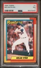 1990 TOPPS #1 NOLAN RYAN, PSA 7 NM, HOF,  TEXAS RANGERS ,L@@K !