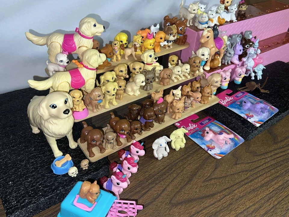 HUGE LOT! 💥 3 LBS ! Barbie’s Many Pets Dogs Cats & More HUGE Lot Of 85+ - Image 4 of 4