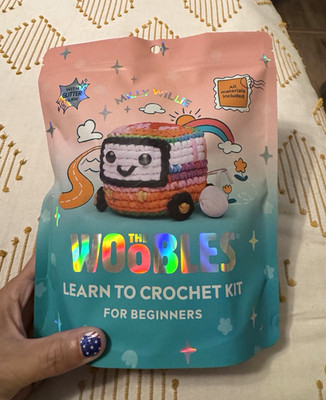The Woobles Milly Willie Learn to Crochet Kit for Beginners Crochet Starter Kit