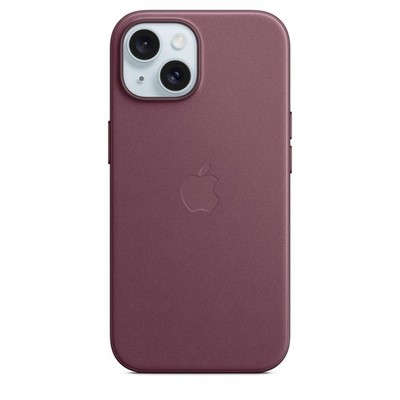 Original / Offizielle Apple iPhone 15 FineWoven Hülle / Cover - Mulberry - Neu