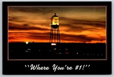Sapp Bros. Truck Plaza's Water Tower Nebraska Continental Postcard 4x6 Unused