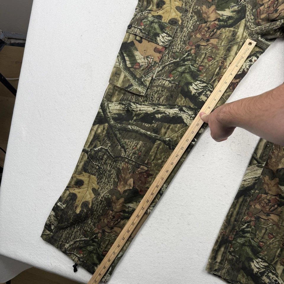 Macacão Mossy Oak Bib Masculino Grande Camuflado Break-Up Infinito Calça de Caça Carga - Imagem 4 de 4