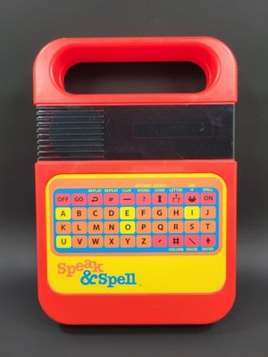 Vtg KAHOOTZ - SPEAK & SPELL Electronic Vocabulary Learning Game TESTED!