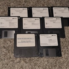 Lot Of 8 HP Deskjet Printer Software Diskettes For 870 Series 3.5" Disk read 