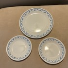 Vintage Corelle Morning Blue Floral 10.25” Dinner Plate & 2 Dessert Plate 63/4” — photo 5