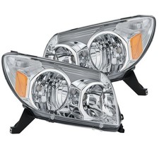 Headlight Pair For 2003-2005 Toyota 4runner Head Lamps Left Right Side Chrome Headlight Pair For 2003-2005 Toyota 4runner Head Lamps Left Right Side Chrome